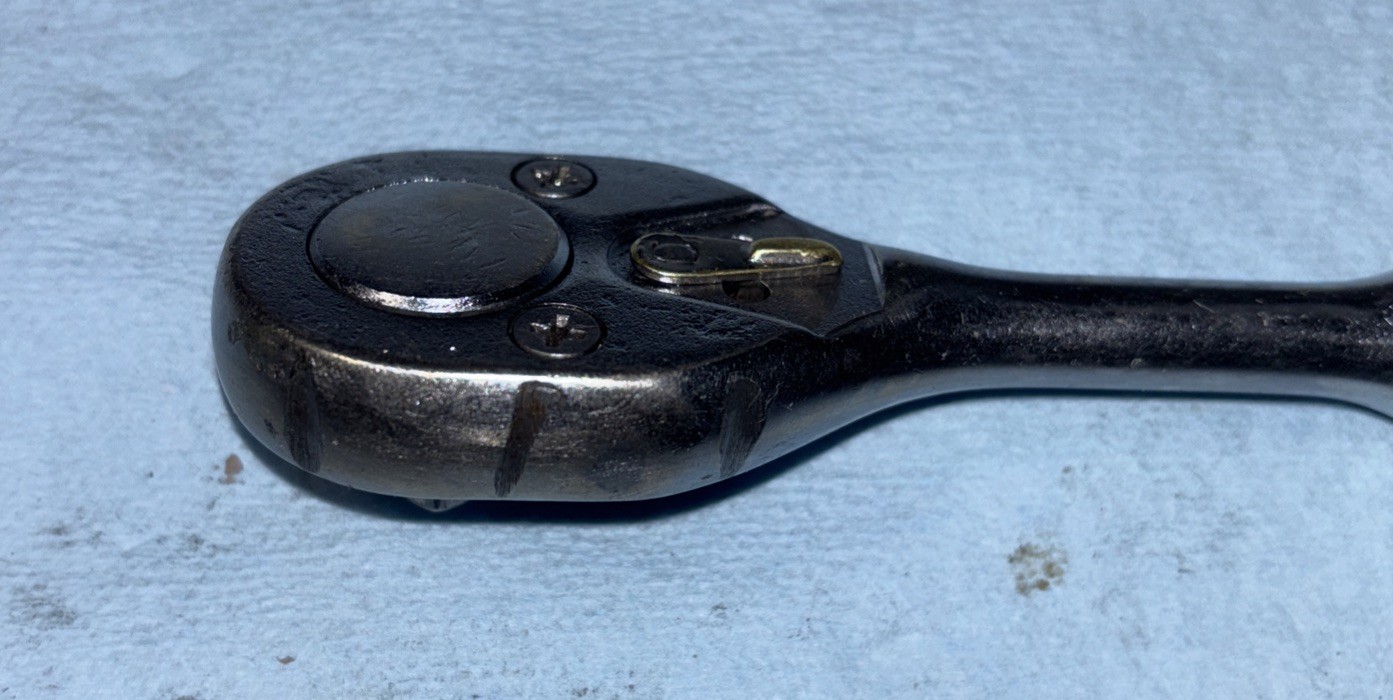 Vintage Proto USA 5249 3/8″-Drive Pear Head Ratchet, 7″