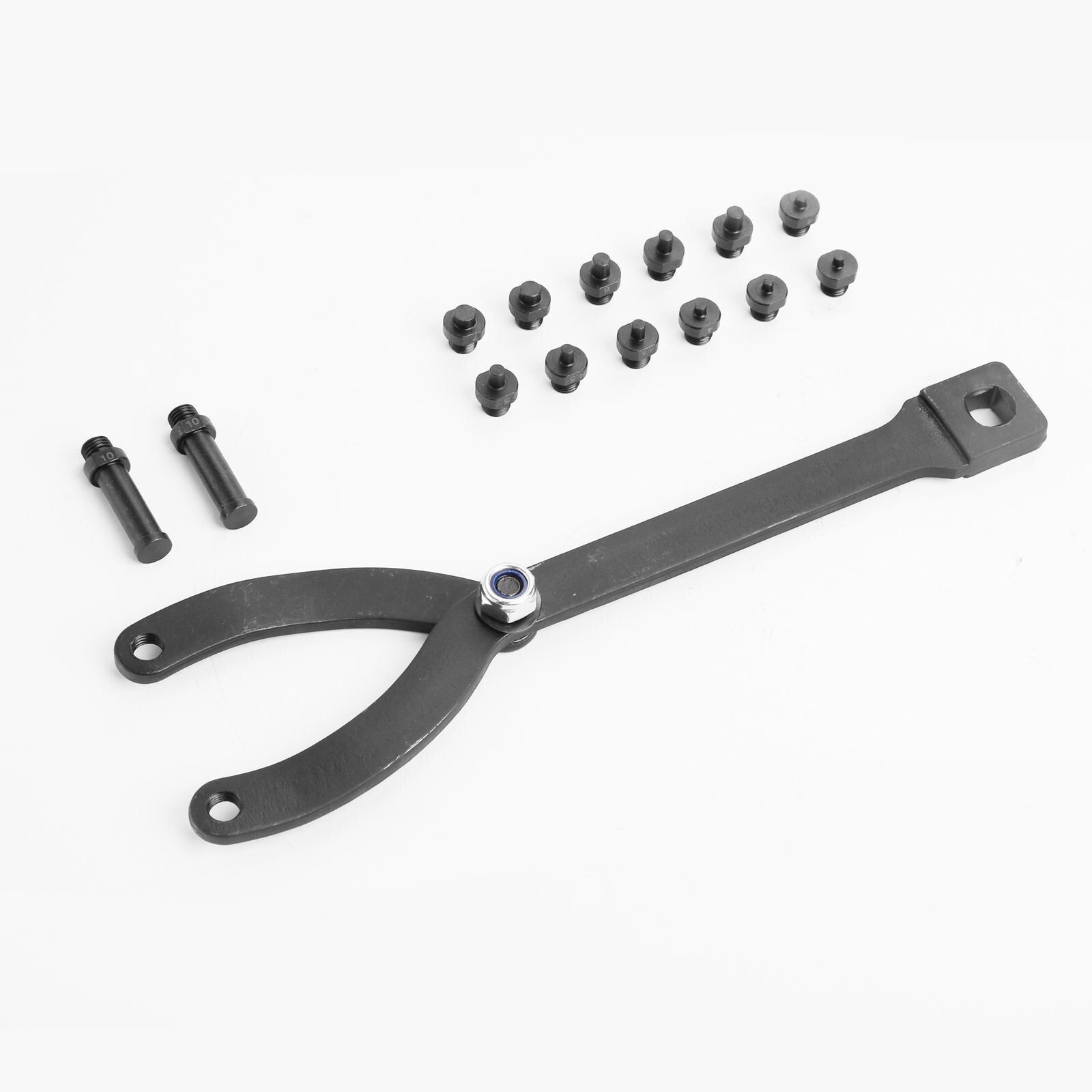 1-1/4 to 5 inches Variable Pin Spanner Wrench Pulley Puller Remover 1/2″ Drive