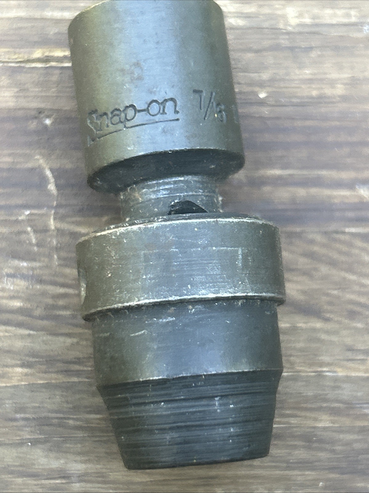 Snap-On 3/8” Drive Shallow Standard 6 Point Swivel Sockets 7/16” And 3/8”
