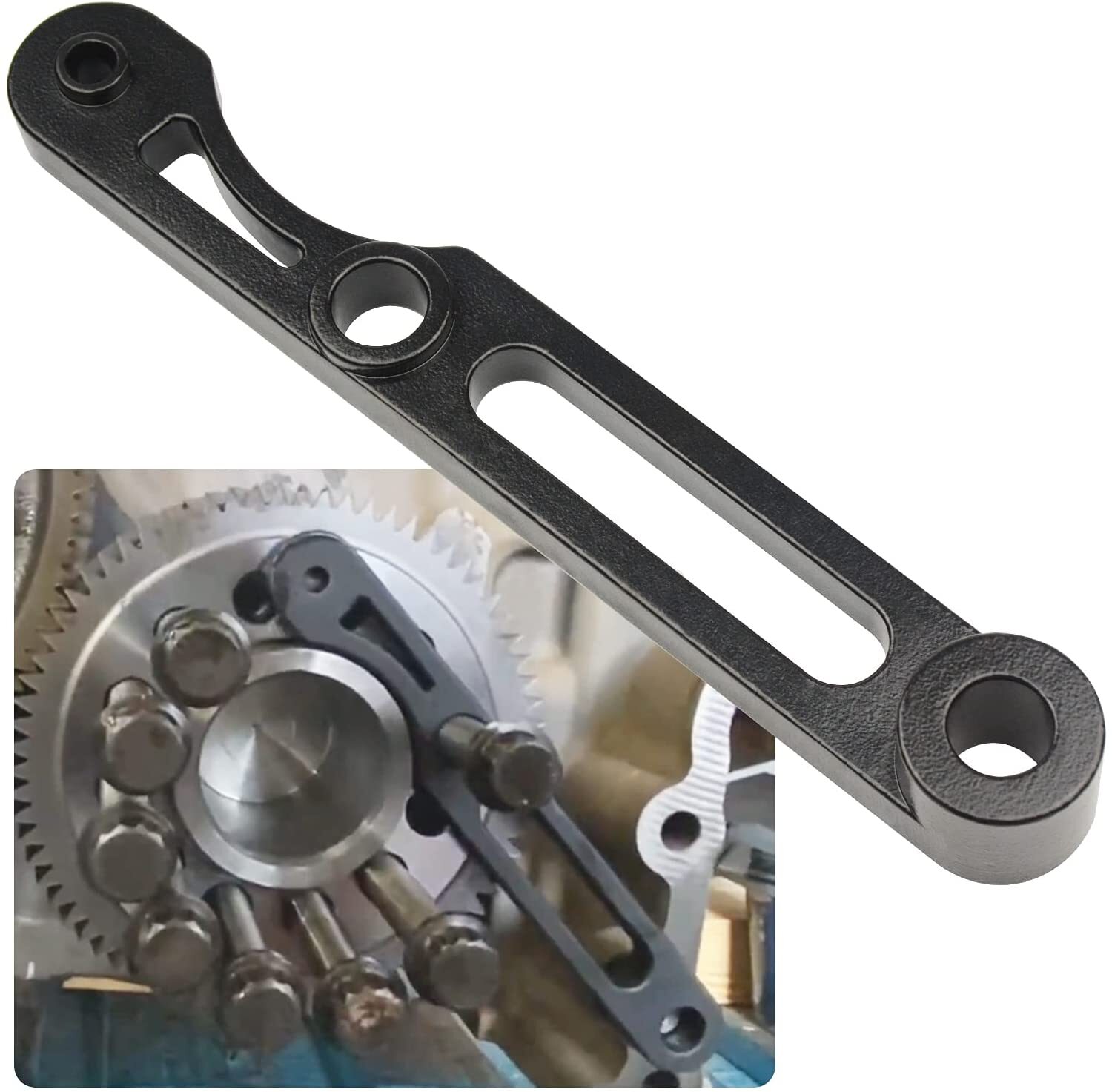 Idler 3 Cantilever Tool J-47487+Crankshaft TDC Locating Tool for Detroit DD13 15