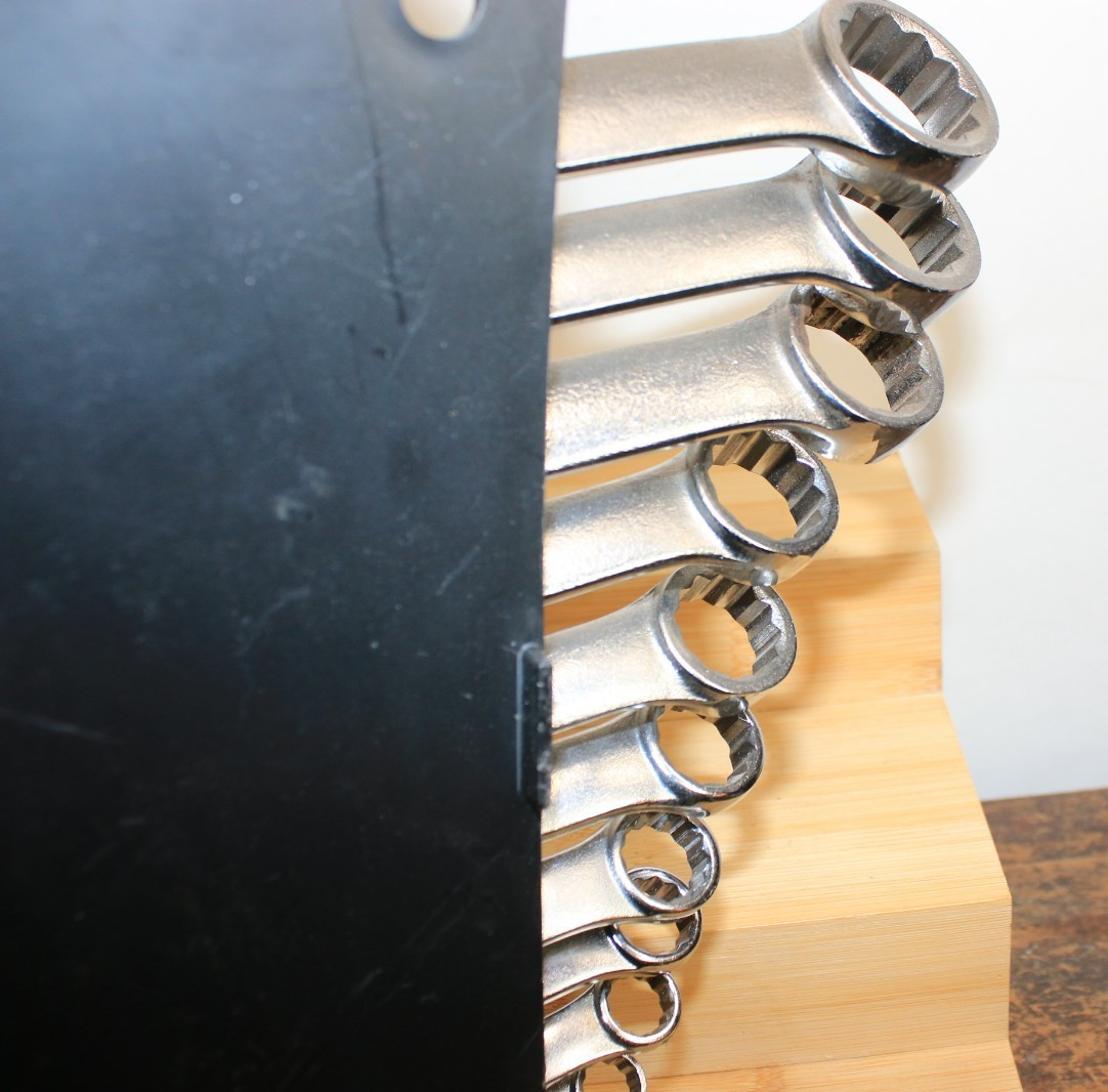 CRAFTSMAN SAE COMBINATION WRENCH SET 12 POINT USA – SET OF 11 W / rack VA