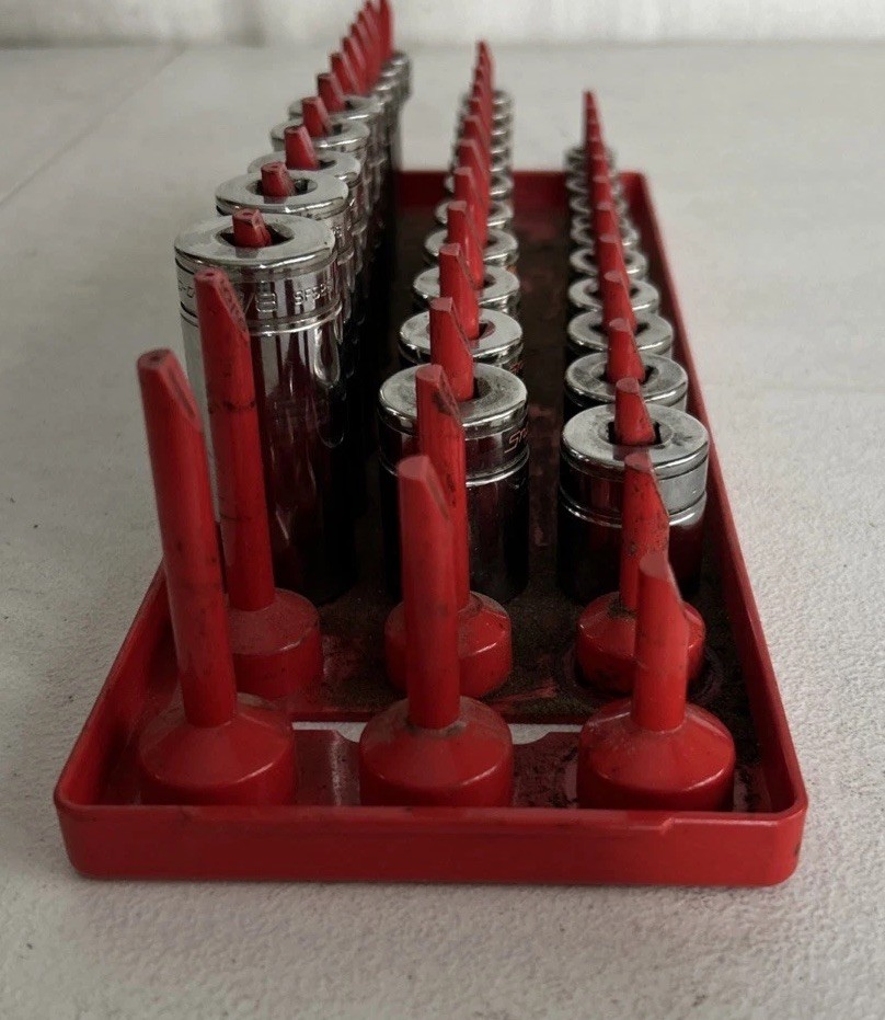 Snap-On Socket Set 7/8 Thru 1/4 sockets of three different depths ￼￼Three Sizes