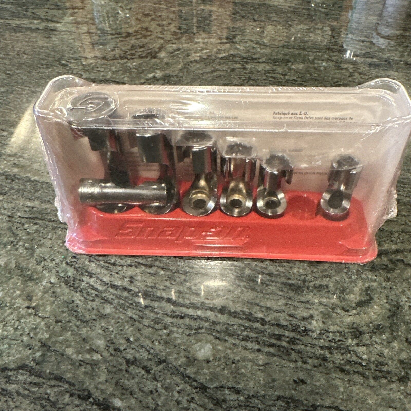 Snap-on 207frx 7 pc flare nut socket set 3/8-3/4” sealed