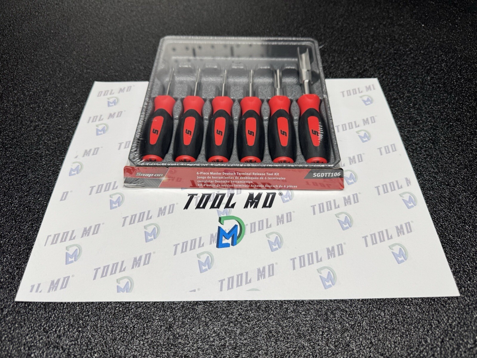 Snap-on Tools USA NEW 6-Piece RED Soft Grip Terminal Tool Kit SGDTT106