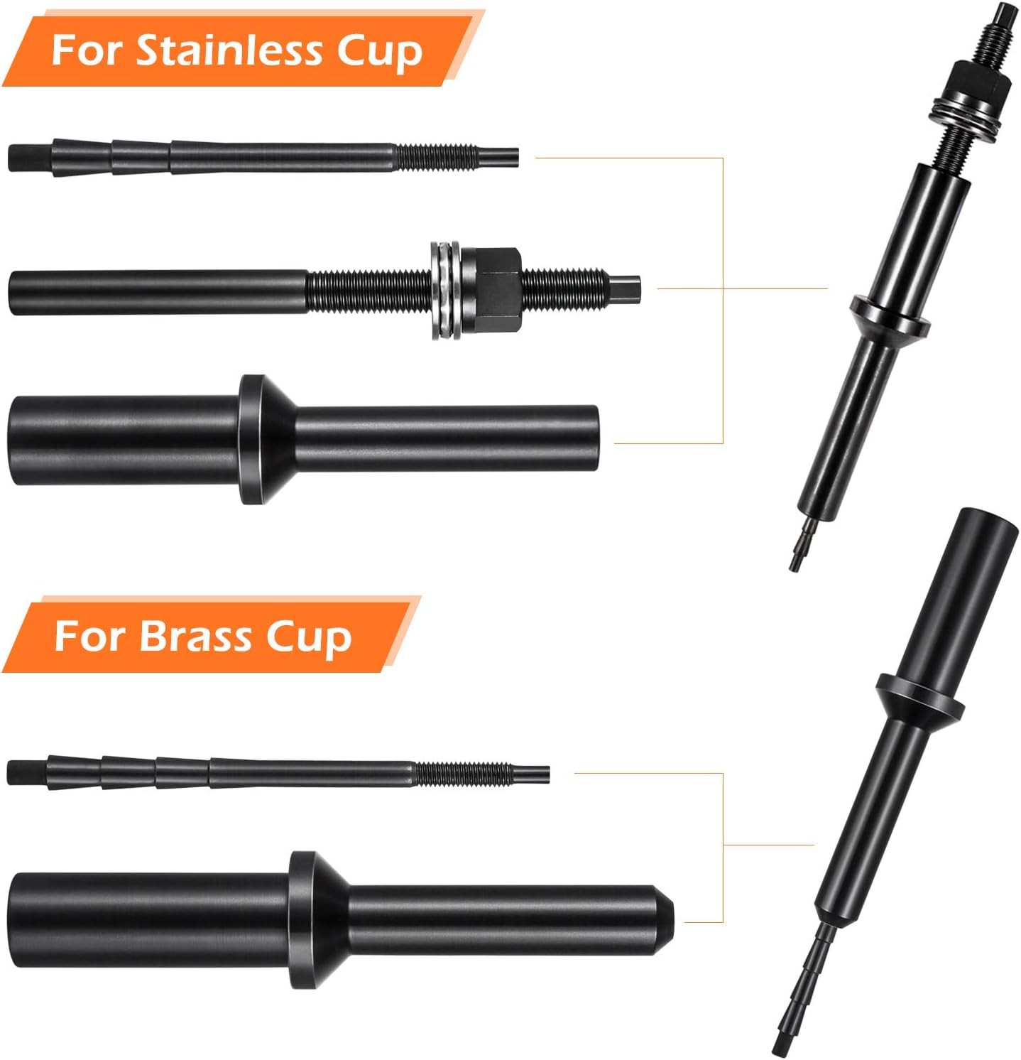 Injector Cup Installer Tool for Volvo D11 D13 D16 FM12 Mack MP7 MP8 MP10 Engine