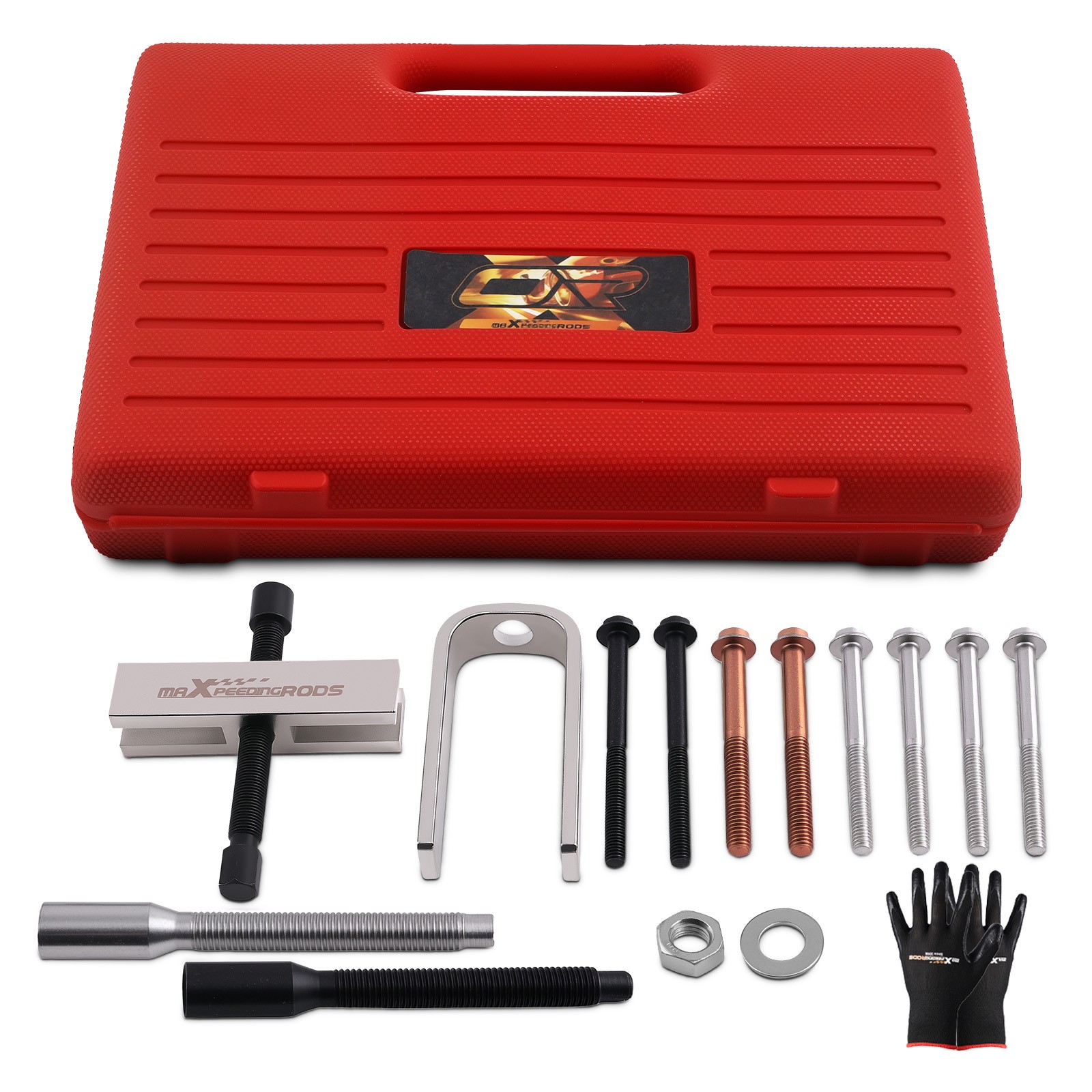 14PC Steering Wheel Puller and Lock Plate Compressor Tool Installer Removal Set