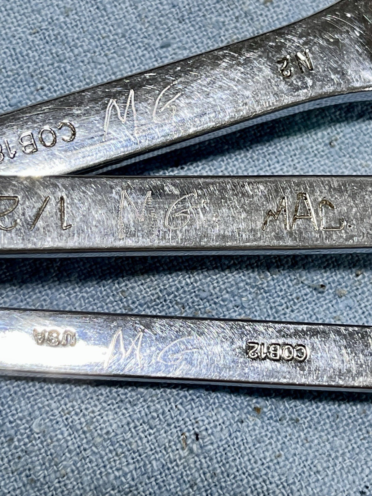MAC Tools COB12, COB16, COB18 Flare Nut Line Wrench Open End Combo See Pictures!