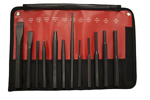 Mayhew Steel Products 61412 12 Piece Punch And Chisel Set