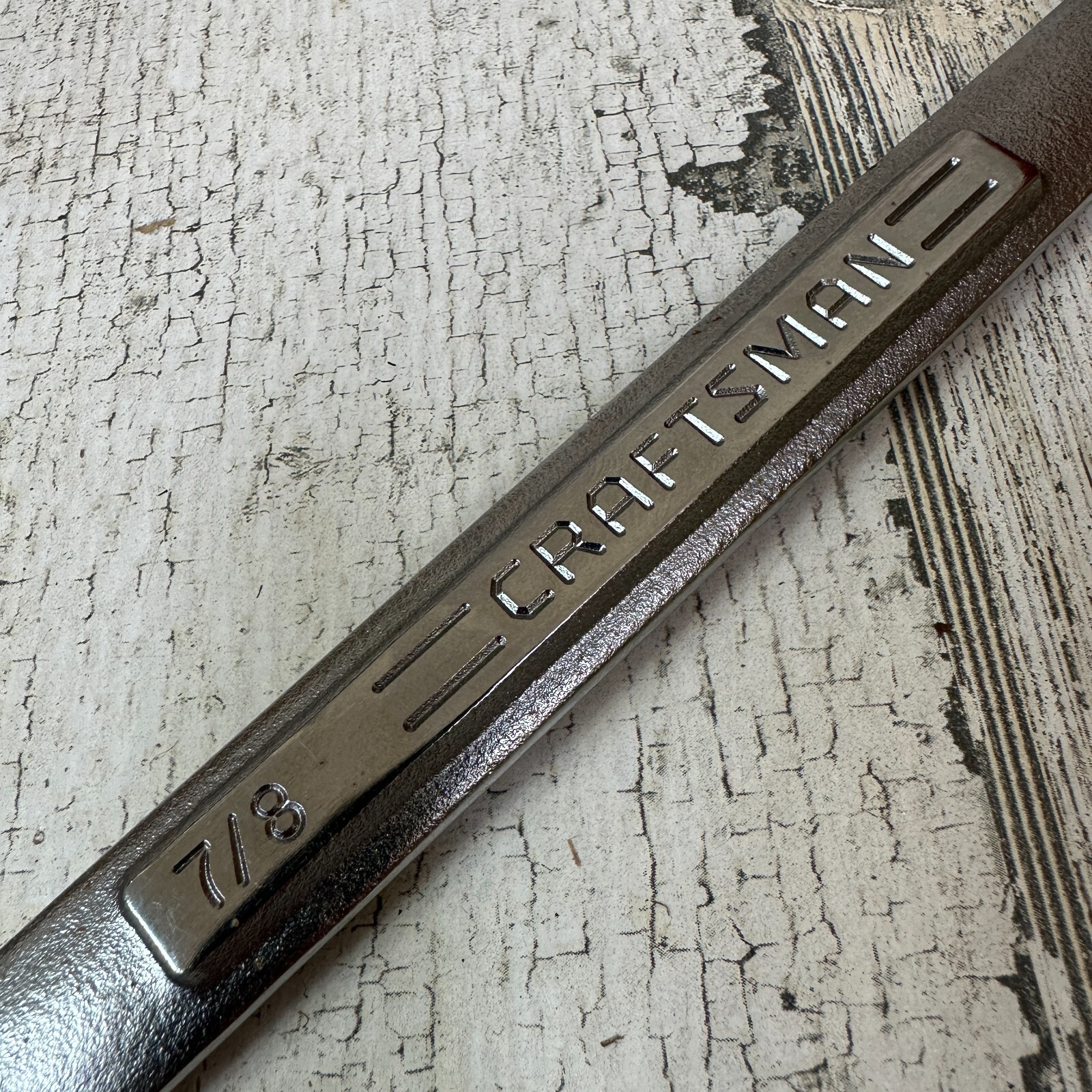 USA Made = CRAFTSMAN = 7/8″ Combination Wrench Standard SAE INCH 44703 12 PT