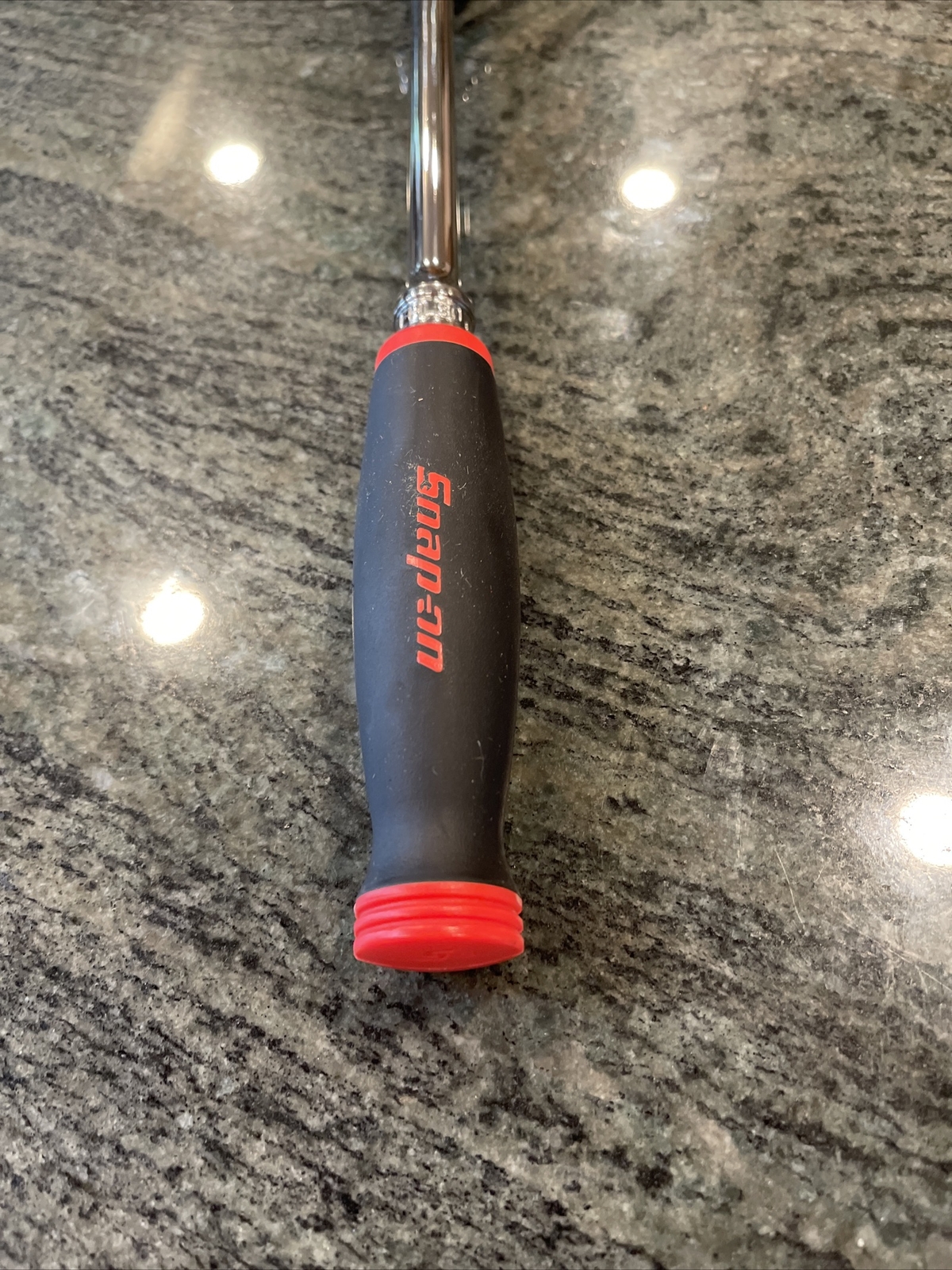 Snap-on fhl80 3/8″ drive dual 80 long soft grip ratchet red