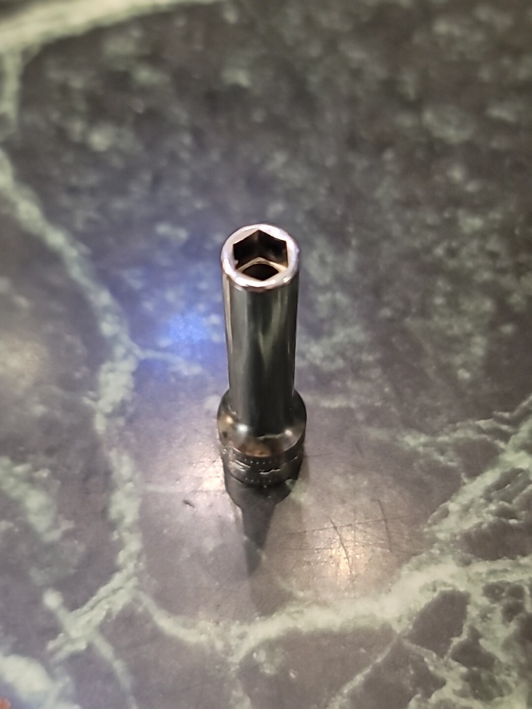 Snap-on stmm5.5 1/4 drive 5.5mm metric deep 6 point chrome socket