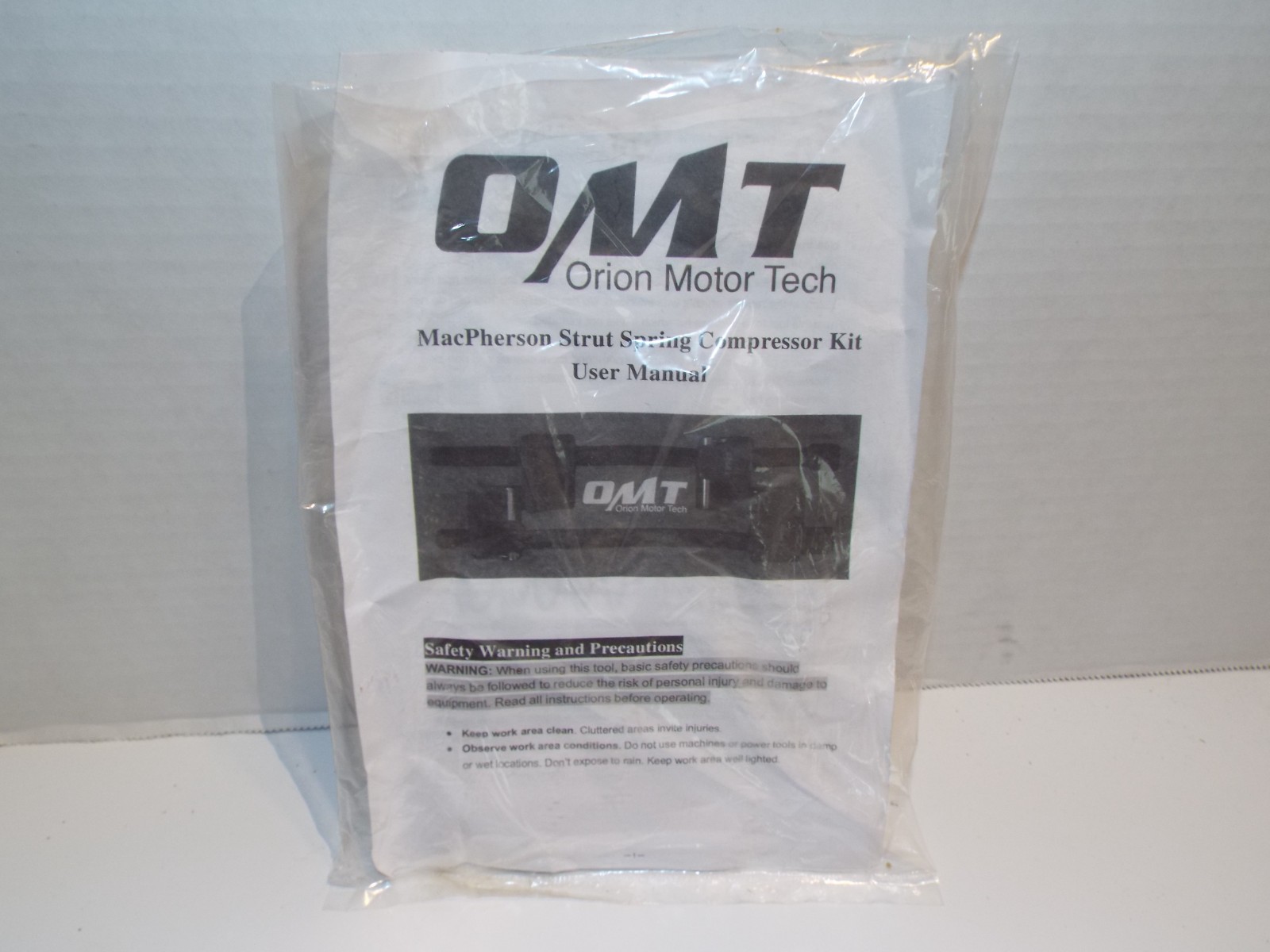 OMT Orion Motor Tech Coil Spring Compressor Tool Wide Capability Open Box