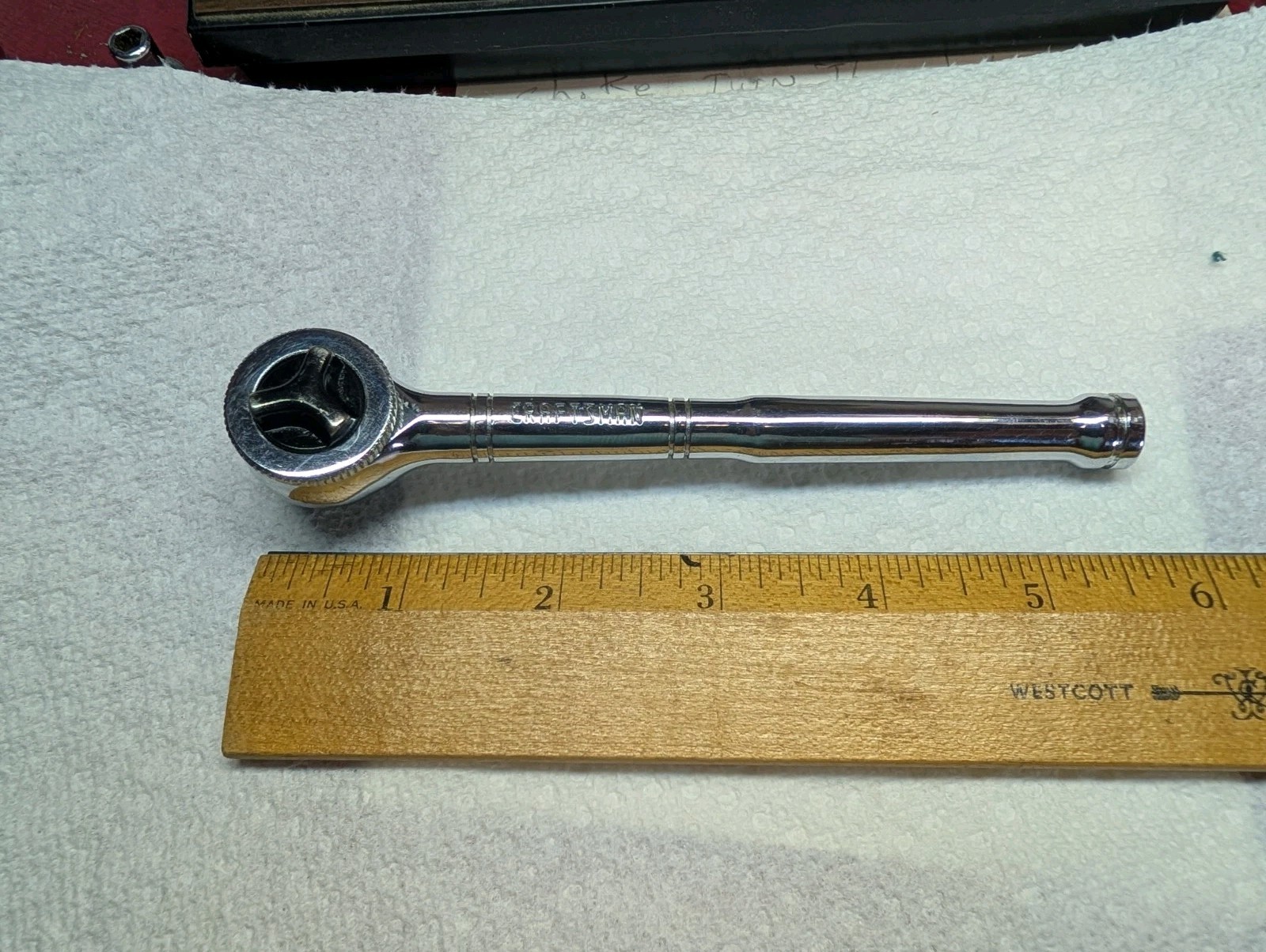 Craftsman 1/4 Drive Ratchet Tri Wing Thumb Wheel 43795