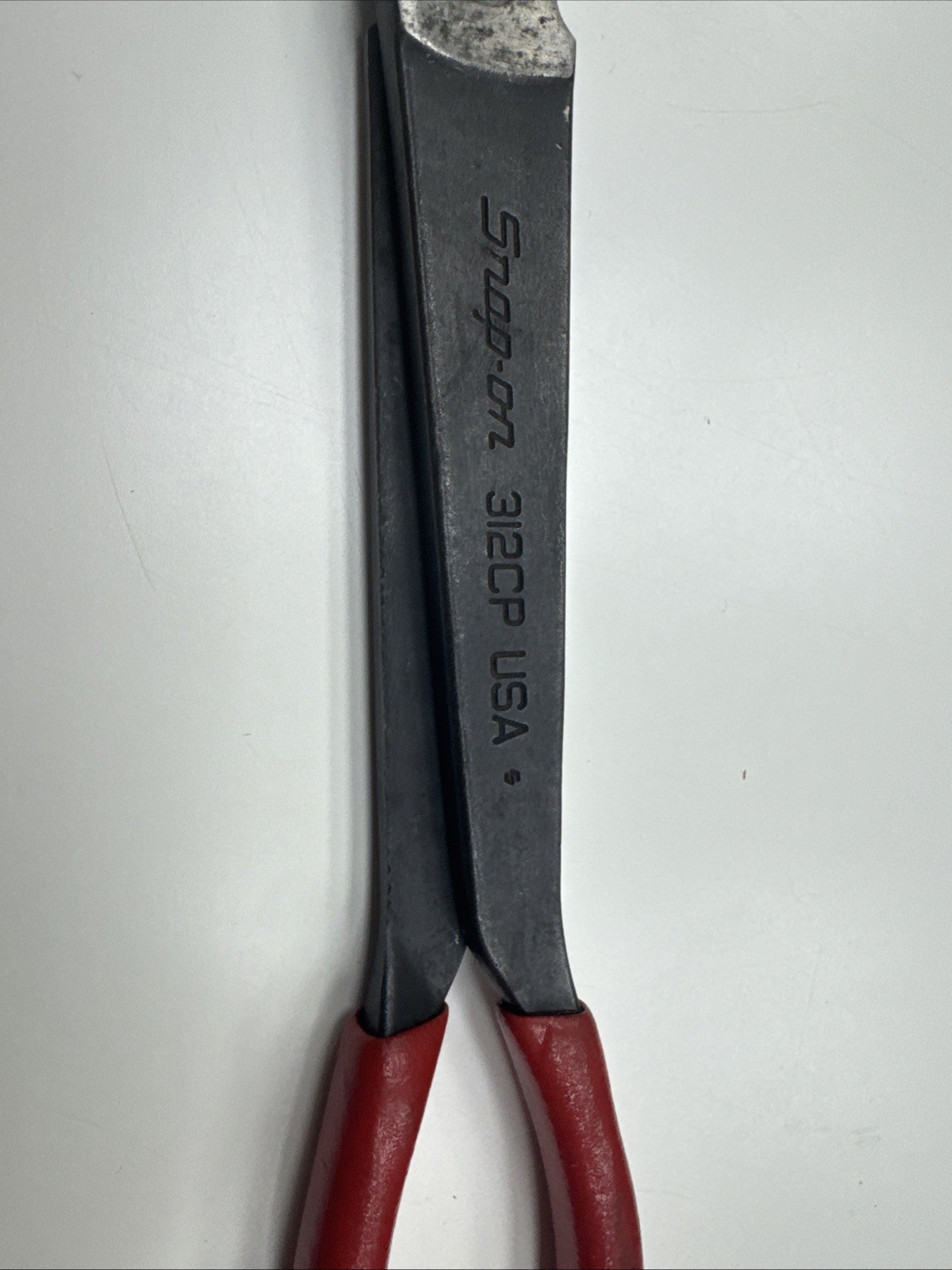 Snap-on 312CP 11″ Power Edge Long Diagonal Pliers Red Grip
