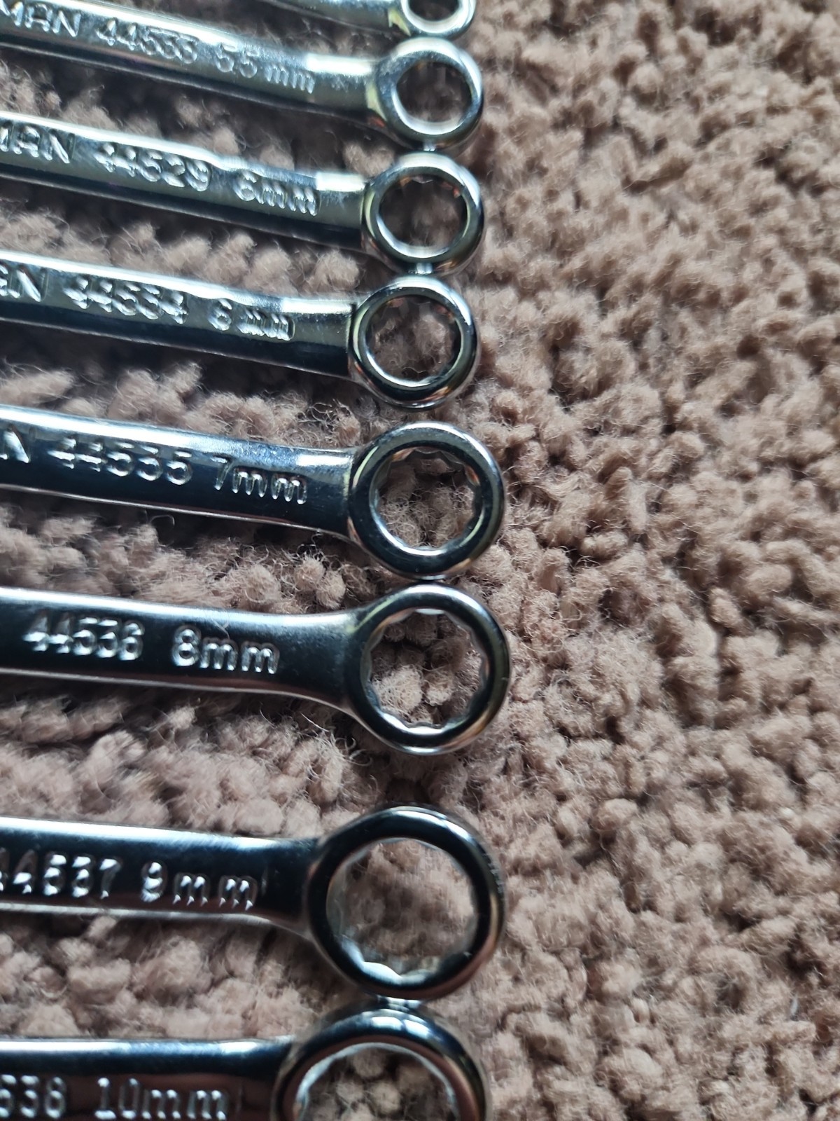 Craftsman 43443 METRIC Ignition Wrench Set 10 Pieces «Super Tuff» Made In USA.
