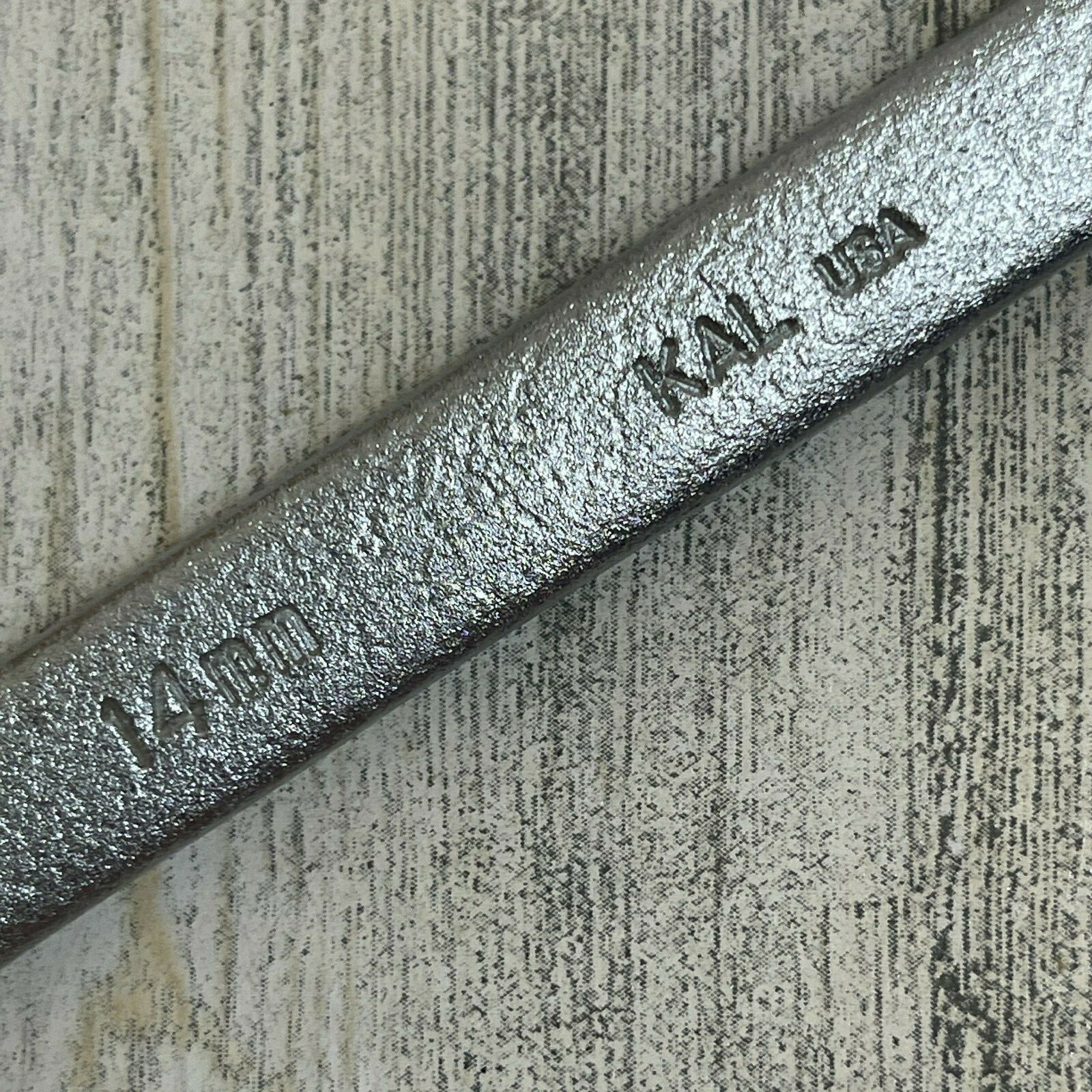 KAL 14mm Combination Wrench 14 mm 12 Point Made In USA Vintage Tool
