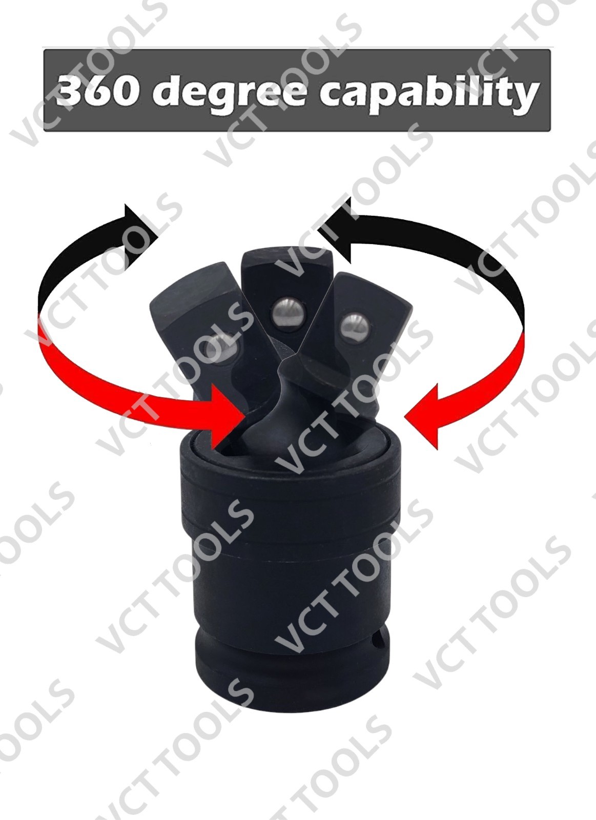 1/4″ Inch Drive Wobble, Impact Universal Flex U-Joint Socket