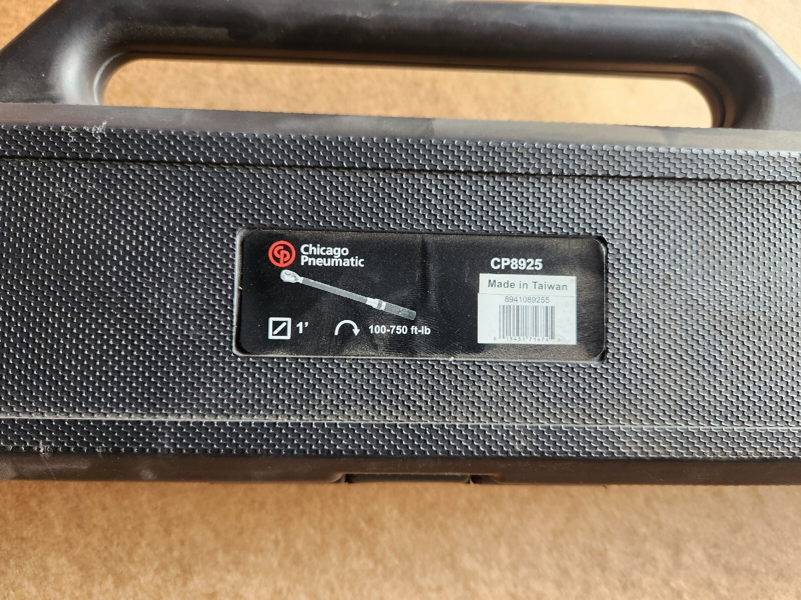 Chicago Pneumatic 8941089255 CP8925 1″ Torque Wrench – 100-750 ft-lbs NEW