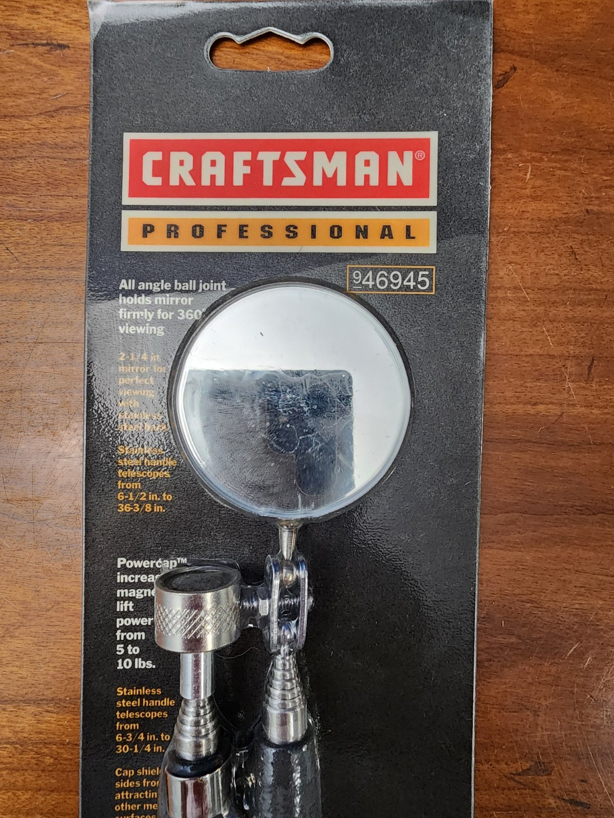 Craftsman Professional 46945 Rare NOS Inspection Mirror & Magnetic Pickup Tool
