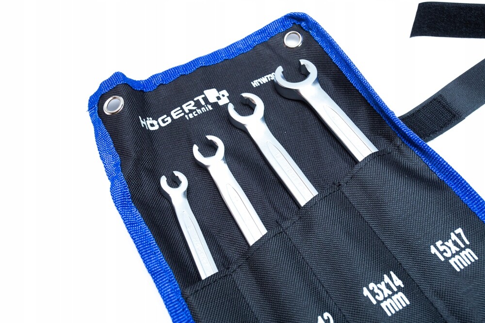 Double Spanner with Open End 8 – 17 mm Set of 4 pcs HT1W730 of Hogert