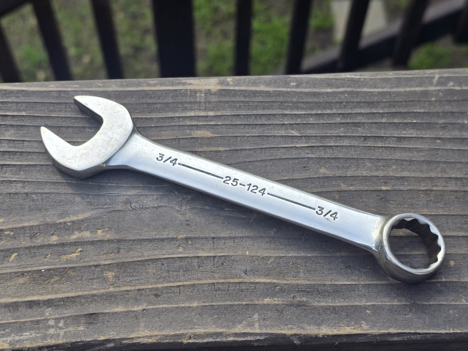 Armstrong Armaloy 25-124 3/4″ Full Polish Combination Wrench 12 Pt. USA