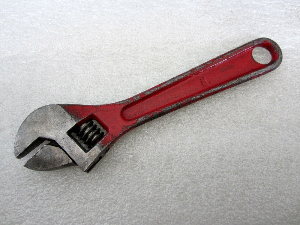Vintage German 6″ Adjustable Wrench Made in Germany