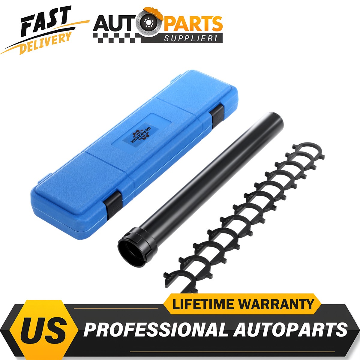 13pc Inner Tie Rod Removal Installation Tool Set with 12 SAE & Metric Adaptors !