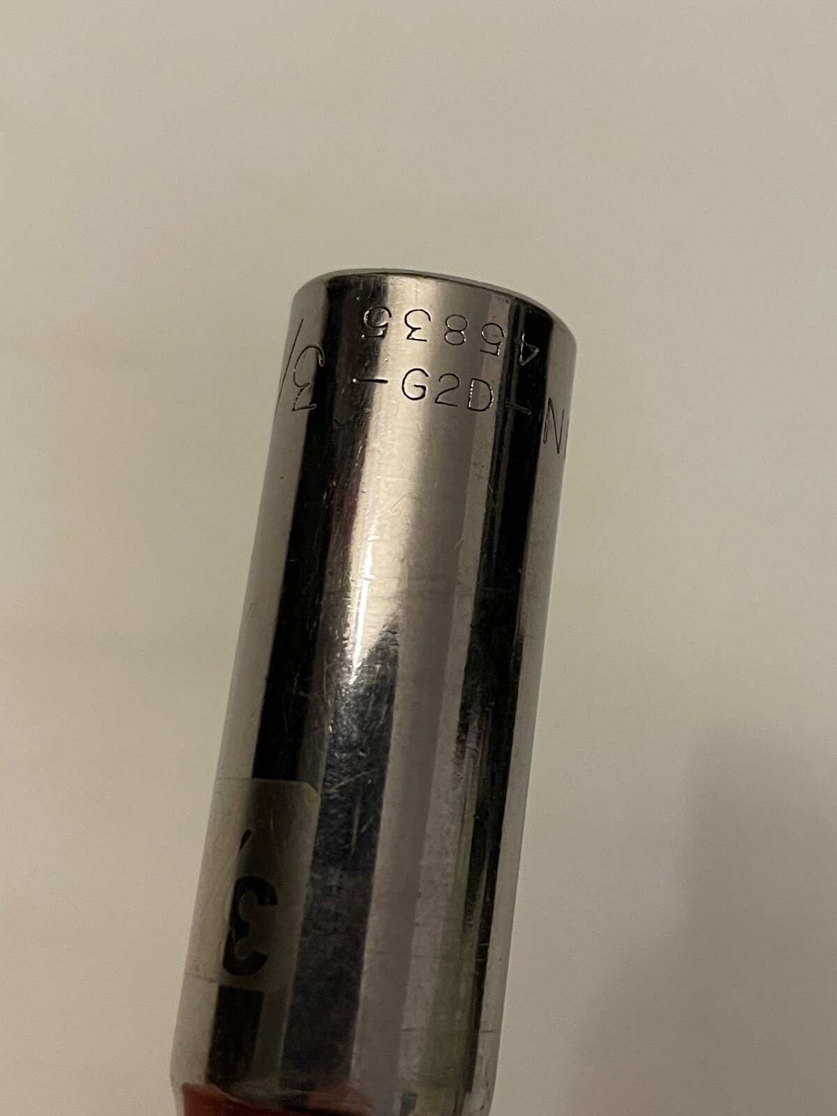 Craftsman 3/8” 6 POINT Socket 3/8 drive Made in USA Easy Read Label G2D 45835