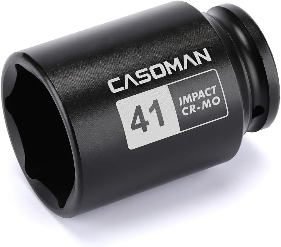 Chrome Molybdenum 1/2″ Drive Deep Impact Socket for Easy Axle Nut Installation