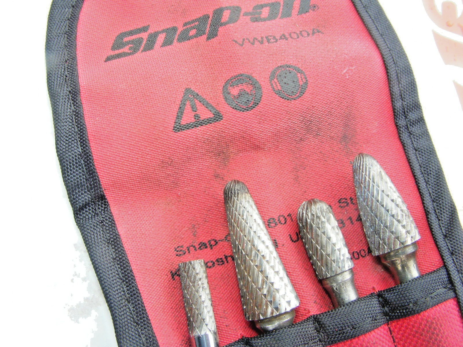Snap-on™ VWB400A 4-piece Carbide Grinding Burr Set