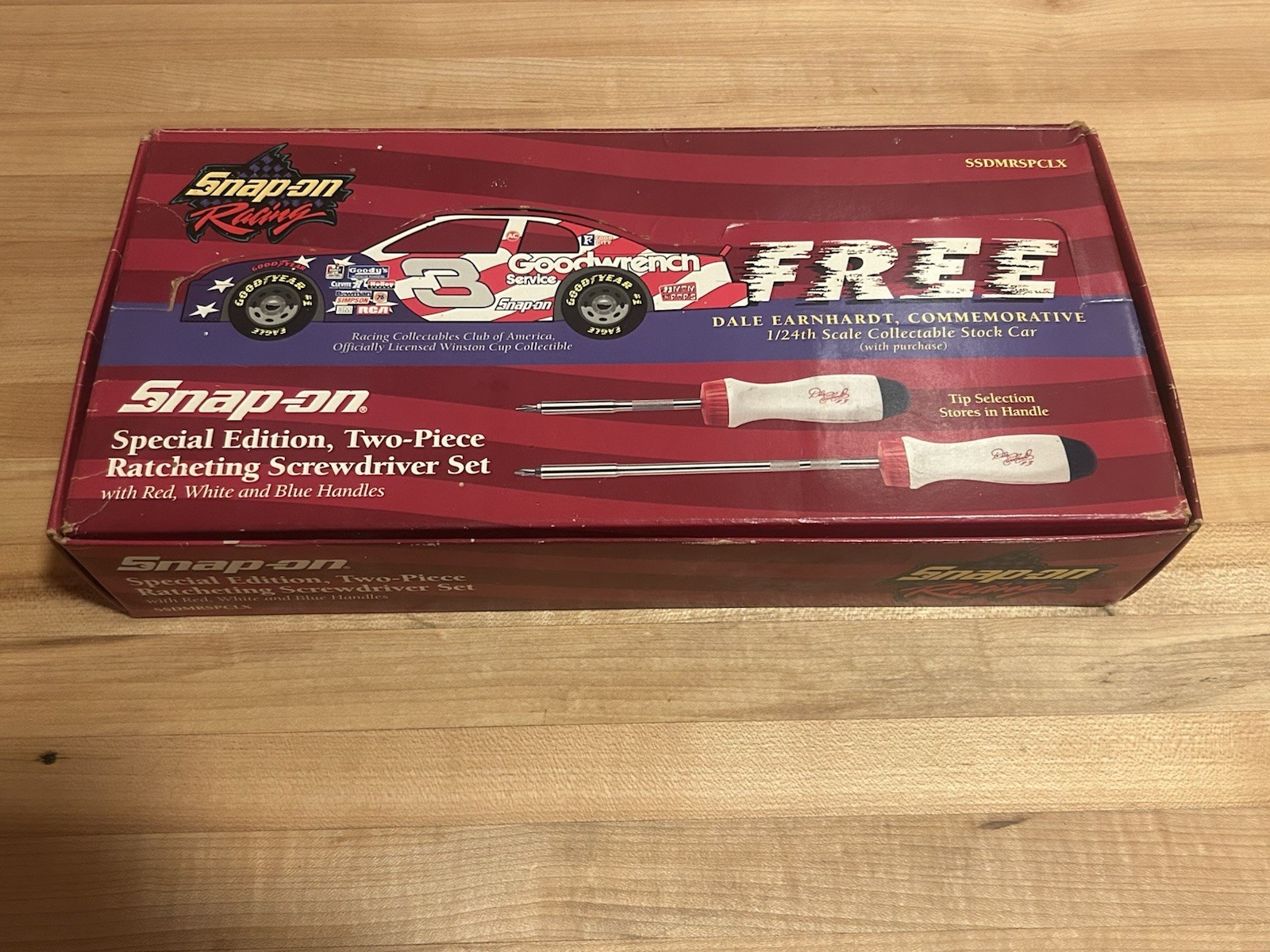 Snap-on Tools | SSDMRSPCLX Dale Earnhardt 1996 Ratcheting Screwdriver Set
