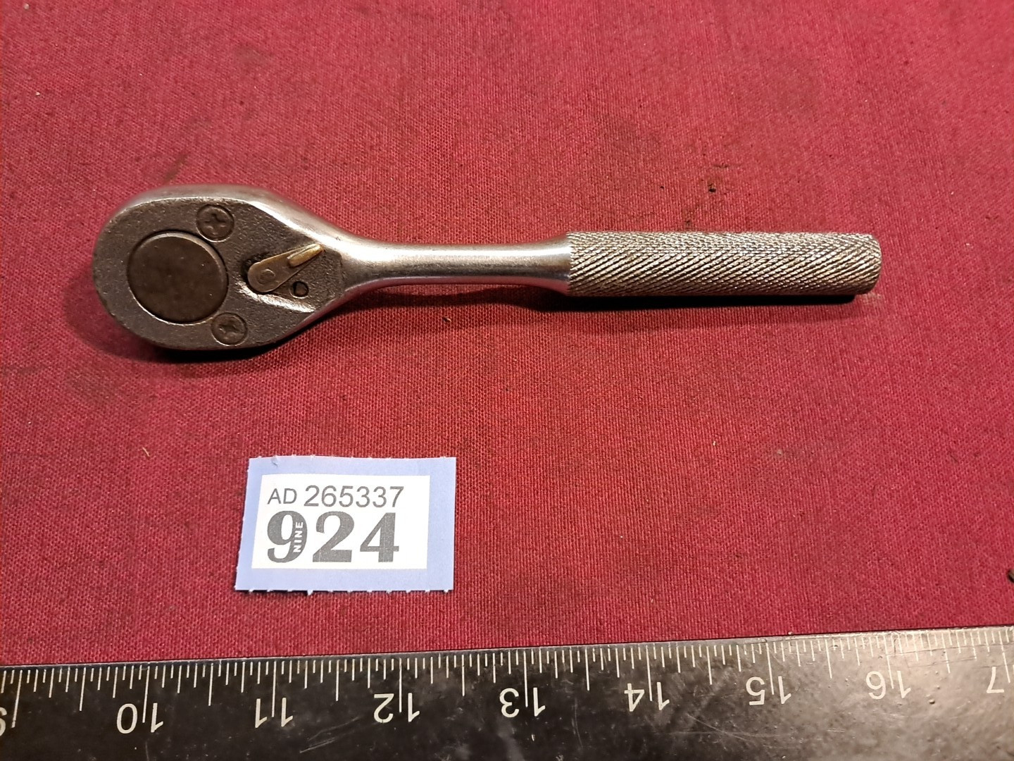 Vintage Proto 5249 Ratchet 3/8″ Drive Classic Pear Head Good Used Condition
