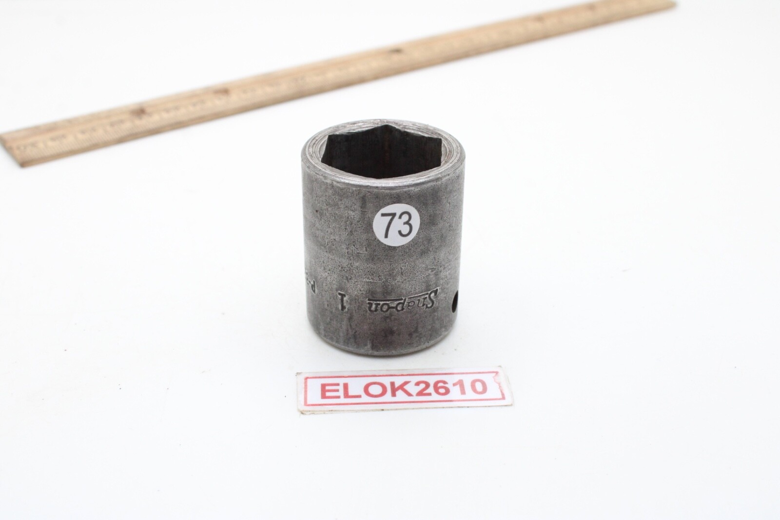Snap-on P-320 1/2 1″ 1/2″ Drive 6 Point SAE Impact Socket USA
