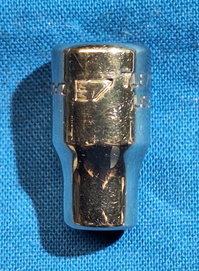 Snap-On FLE70A 1/4″ drive E7 inverted torx socket