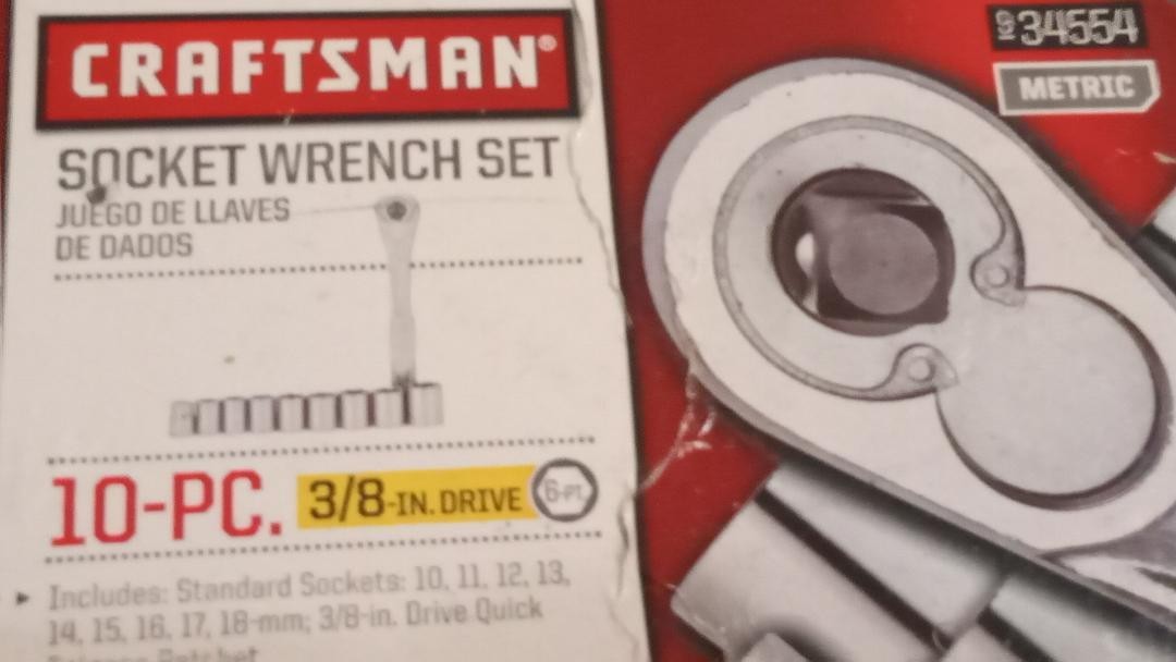 2 New Open Box Craftsman Metric 6 Pt Socket Sets 934554 1/4″ & 934861 3/8″
