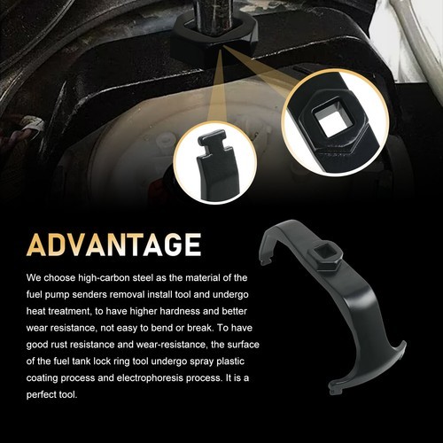 Pump Removal Installer Fuel Tank Lock Ring Wrench Tool for Jeep Chrysler Ram