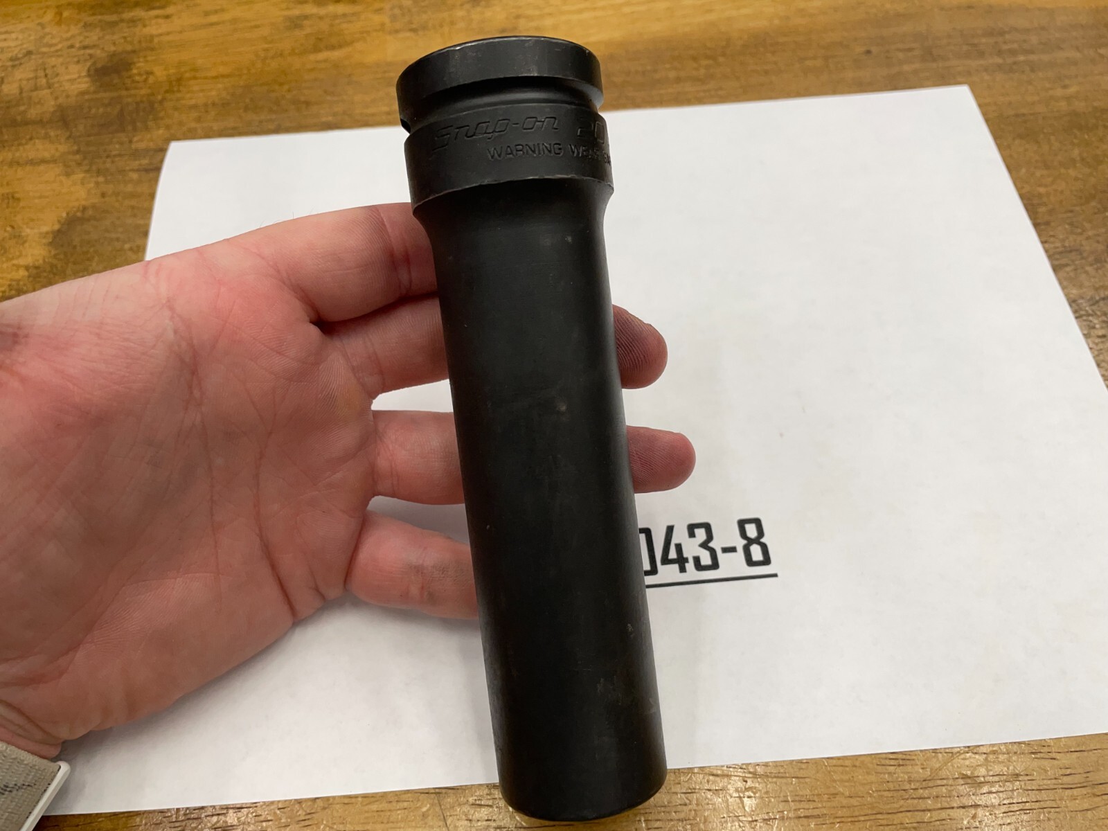 Snap-on Tools NEW 3/4″ Drive 20mm Metric 12pt Double Hex Impact Socket SIMDML202