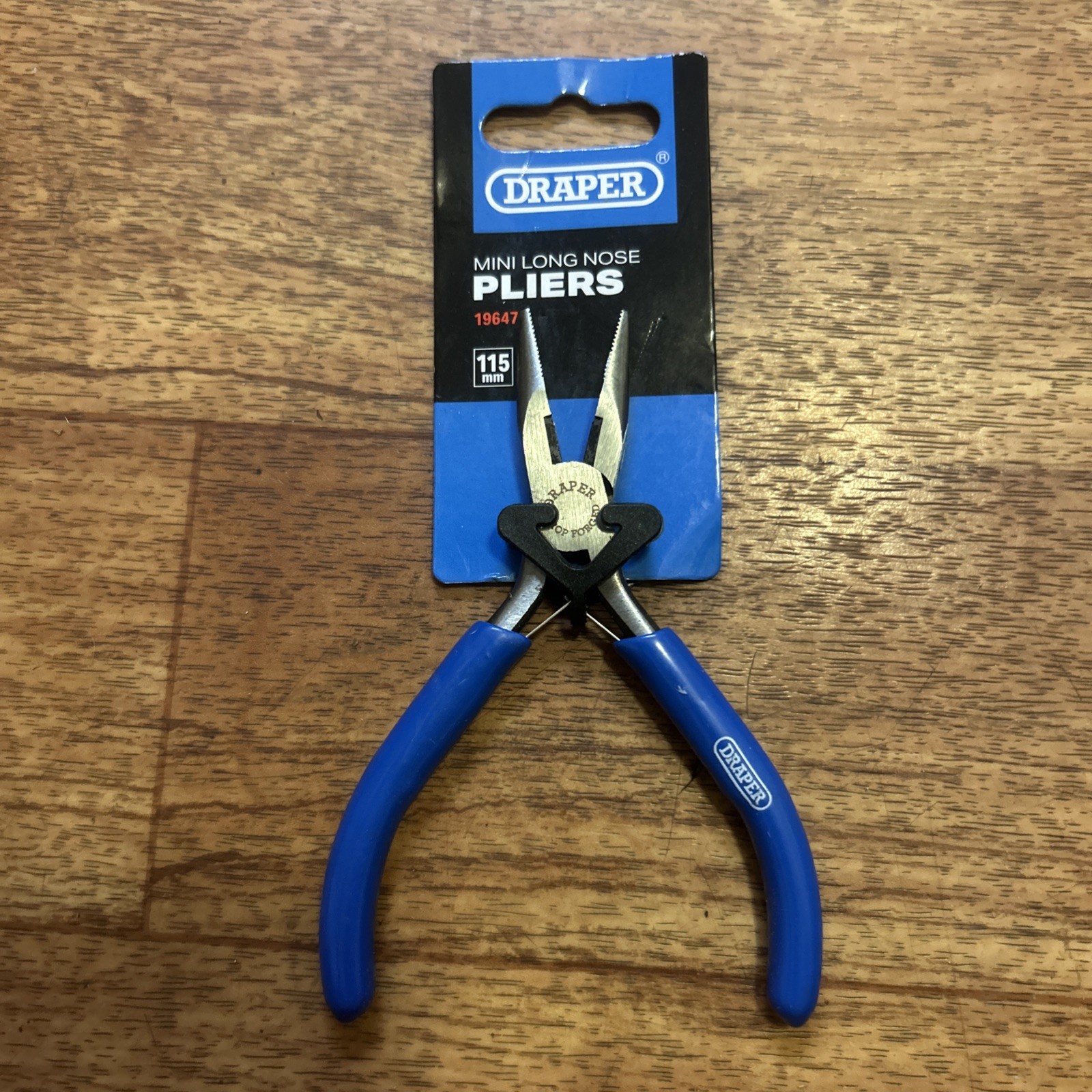Draper 1x 115mm Spring Loaded Long Nose Pliers Professional Tool 19647
