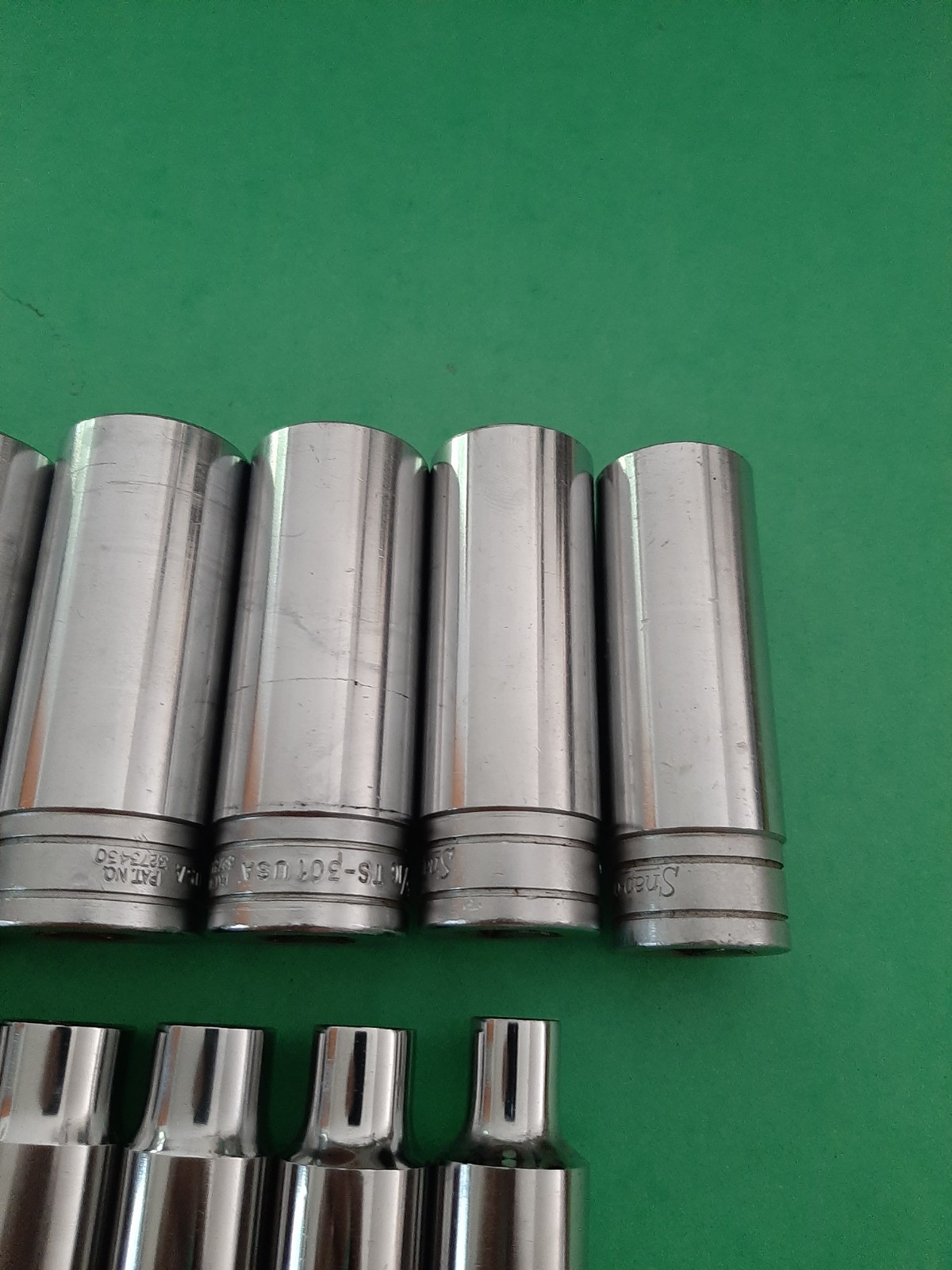 Snap-on 1/2″ Drive 14PC SAE 6PT Point Deep Socket Set 3/8″ to 1-1/4″ (no 1-1/8)