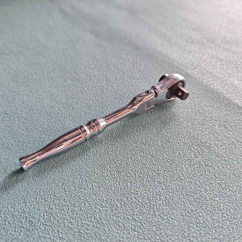1/4″in Drive Ratchet Handle Socket Wrench 2 in 1 Flexible Head Ratchet 72 Tooth
