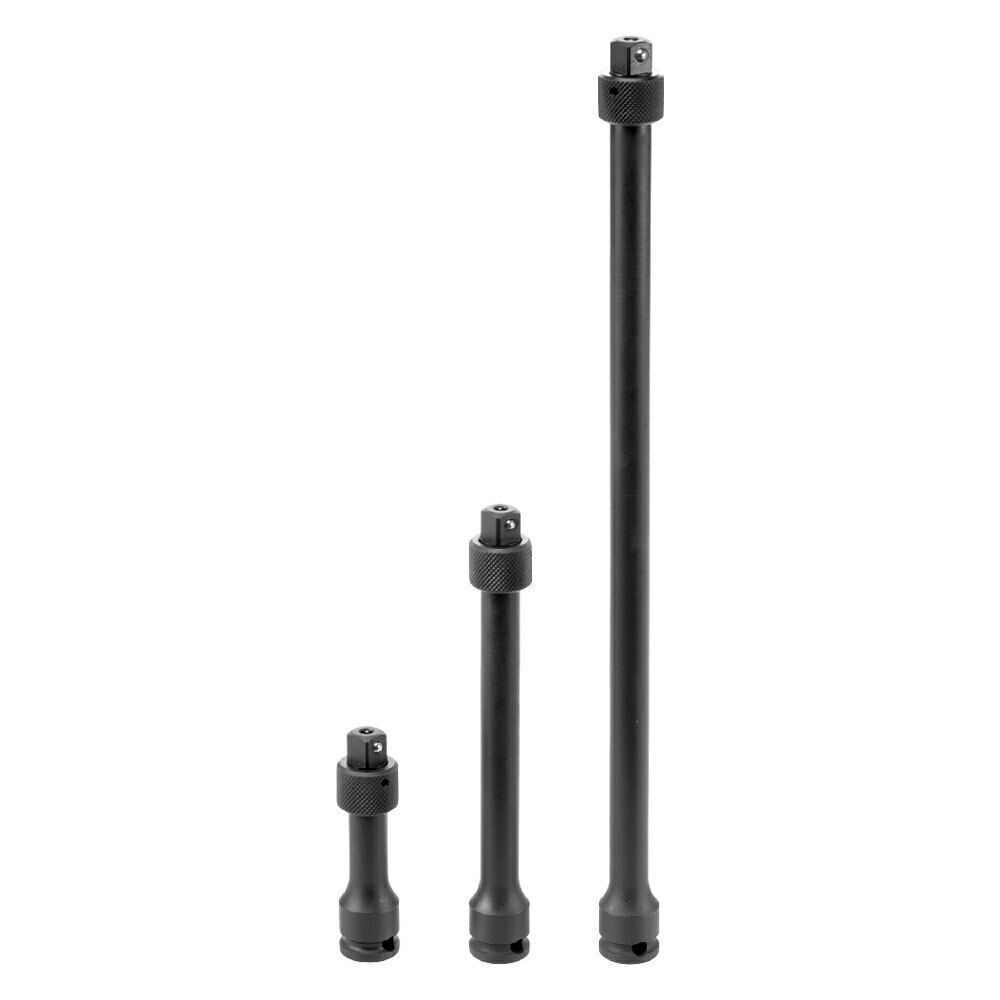 Grey Pneumatic 3/8″ Drive Locking Pin Impact Extension Set 3 Pieces