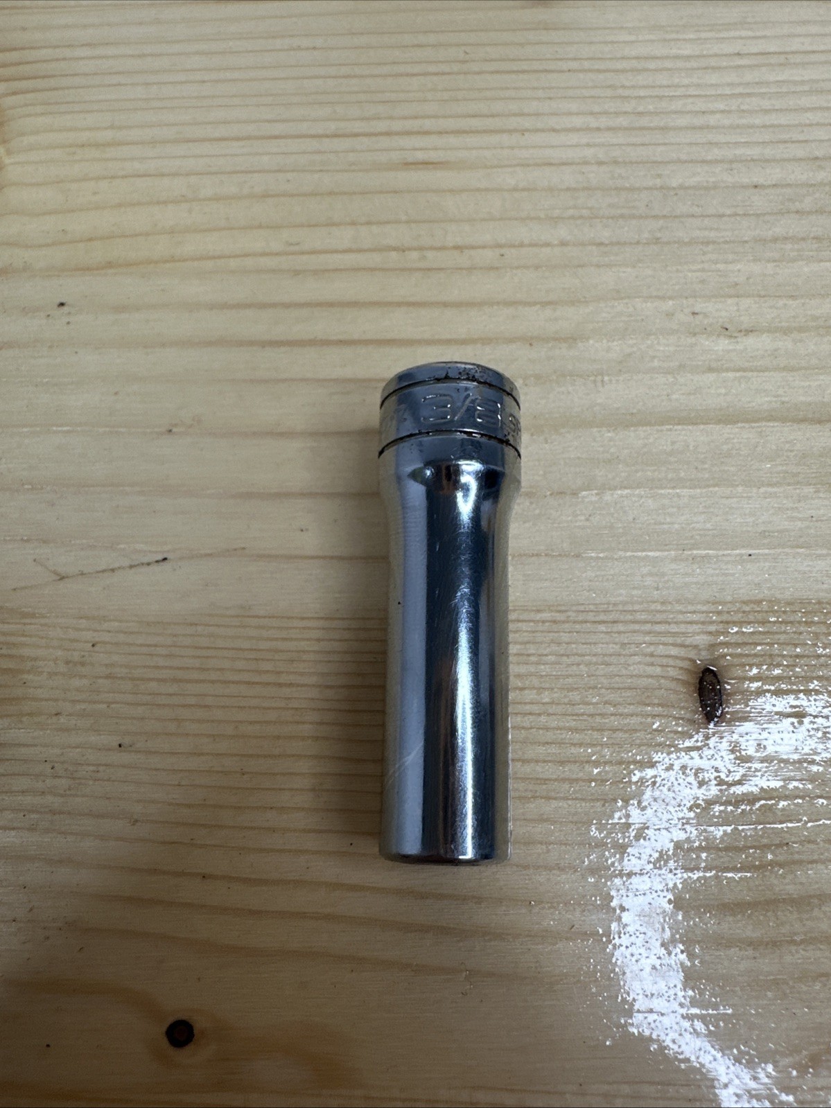 Snap On 3/8″ 6 Point 3/8″ Drive Deep Chrome Socket #SFS121