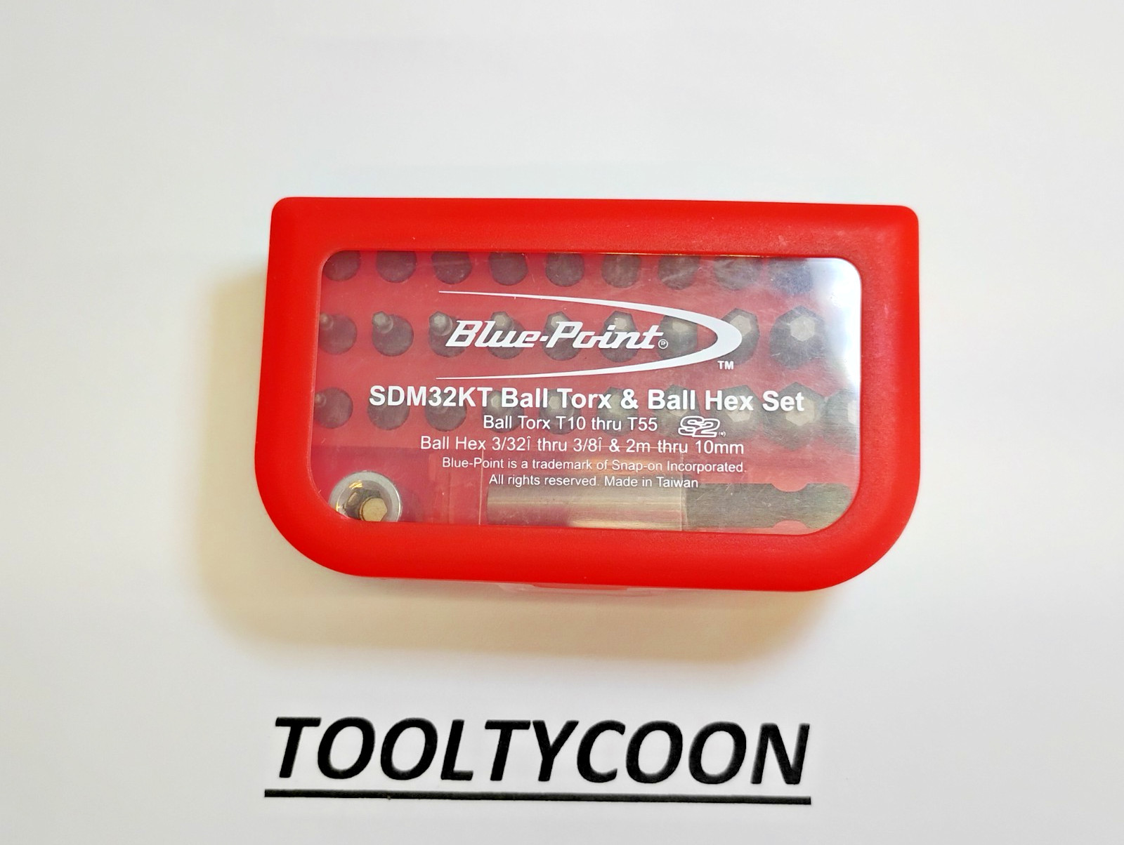 Blue Point TOOLS NEW Bit SET Ball Hex 32pc RED SDM32KT