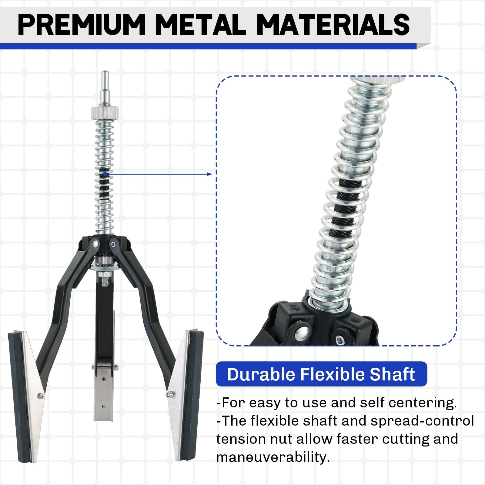 Adjustable Engine Cylinder Hone Tool 2″-7″ with 3 Extra Stones – 220 Grit Deglaz