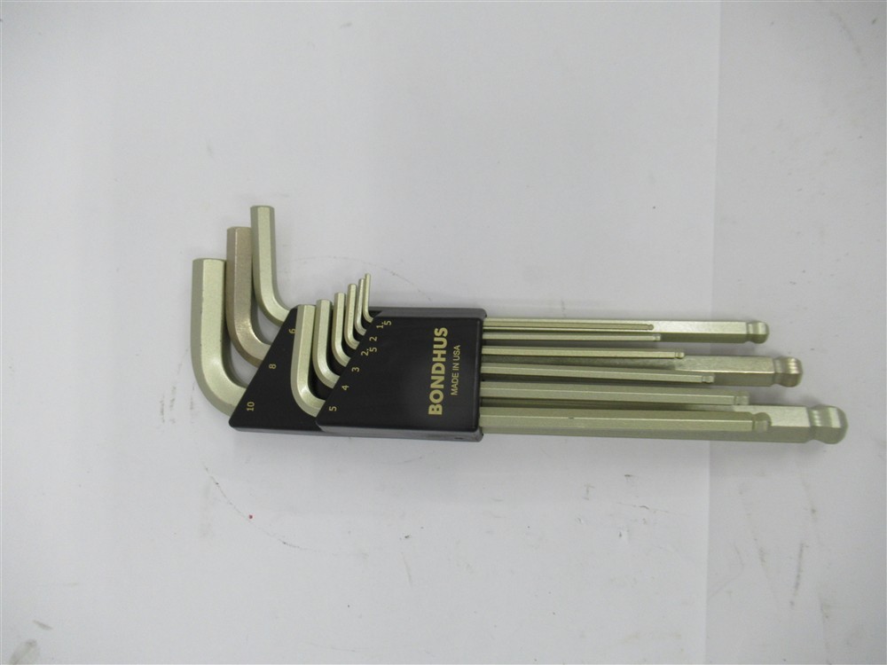 Bondhus , 9 Pc Metric Ball End Hex Wrench Set