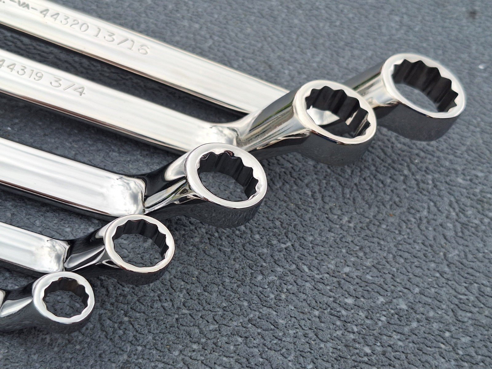 Craftsman Professional USA NOS Deep Offset Polish SAE Wrench Set 5 pcs «2 used»