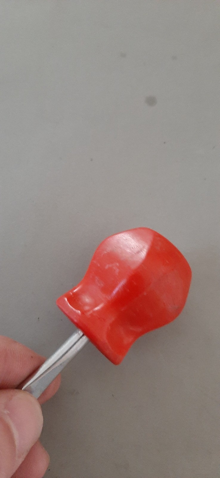 Snap-On SDDP22 Phillips SDD1 Flat Blade Stubby Screwdriver Set RED Hard Handle