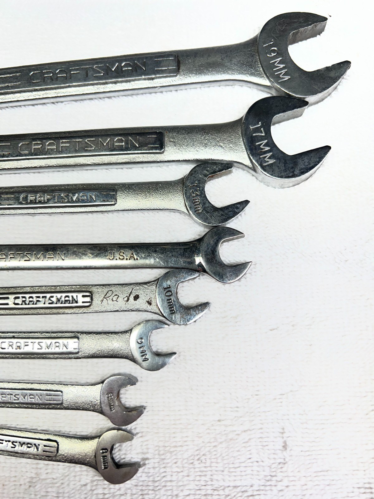 Craftsman Combo V series Wrenches Metric Lot of 8 USA made