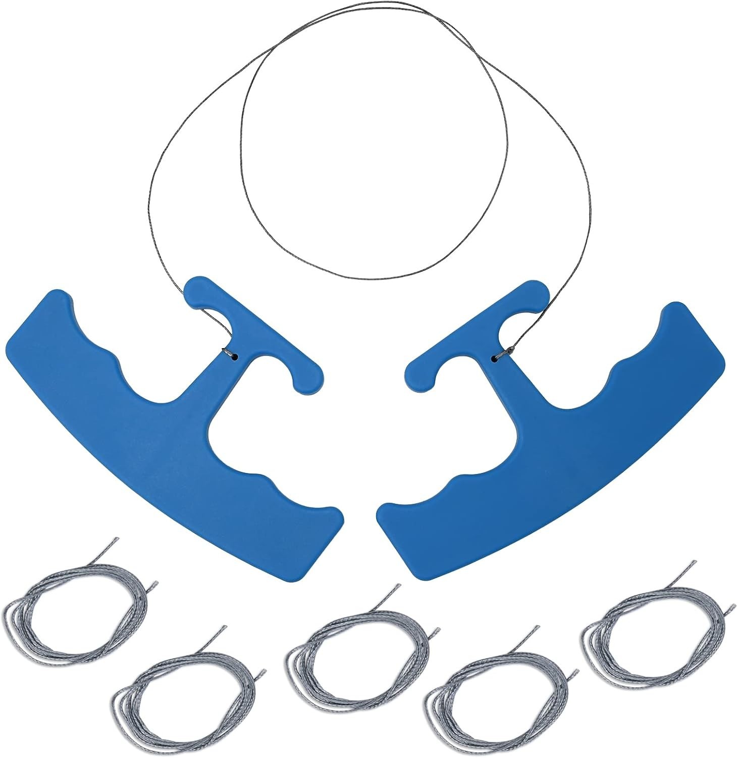 Ergonomic Vehicle Logo Remover with 5 Replacement Cords for Effortless Removal