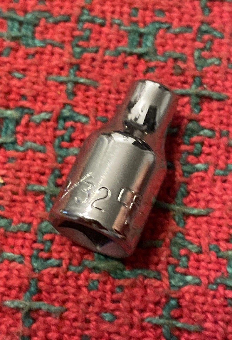 Vintage Craftsman 1/4″ Drive 5/32” 6 Point Socket 43481 USA 🇺🇸 NOS